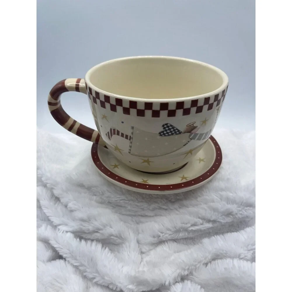 Williraye Studio Flying Angel Large Cocoa Mug WW2438 Unique and Rare - Picture 2 of 10